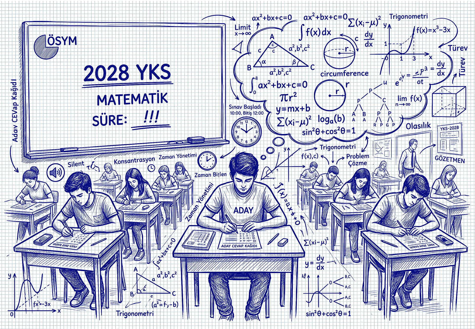 2028 YKS matematik - Maarif Modeli yeni müfredat